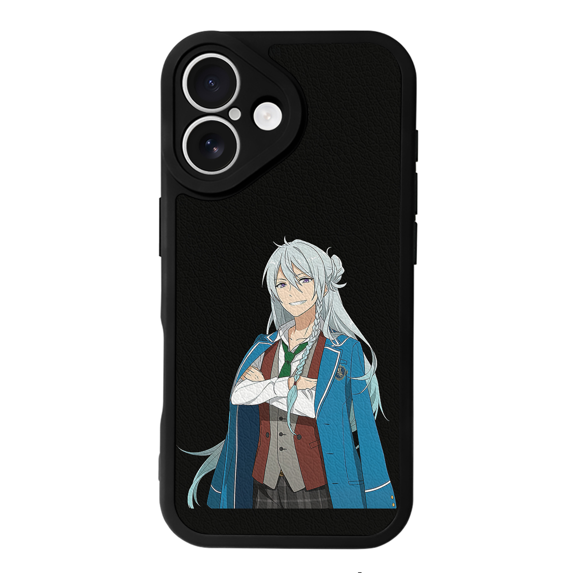 （画像用） あんさんぶるスターズ! Ensemble Stars 【iPhone 16シリーズ対応】シリコンスマホケース（レザー調） 材質：シリコン
